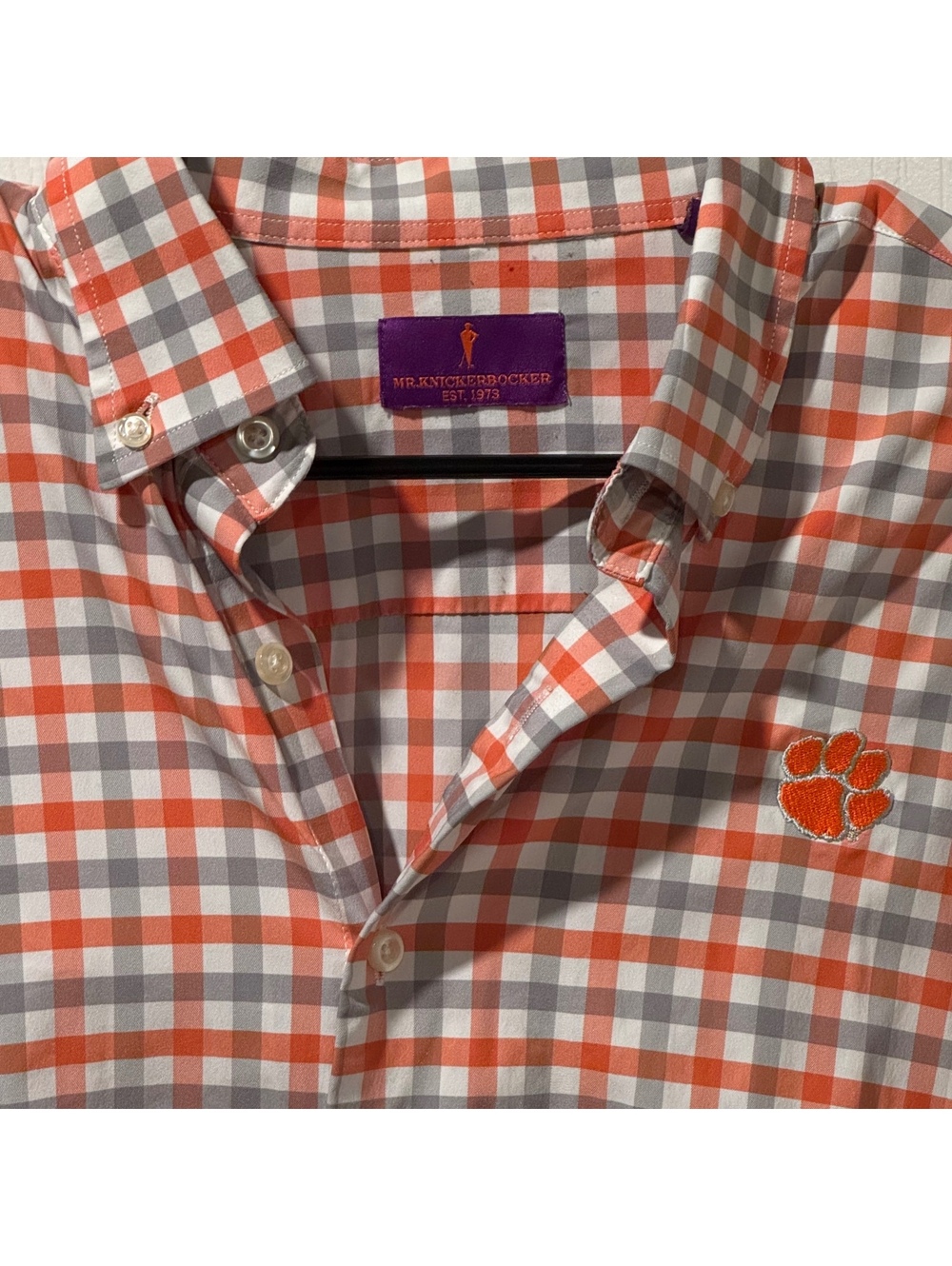 Mr. Knickersnocker Clemson Large Button-Up Shirt